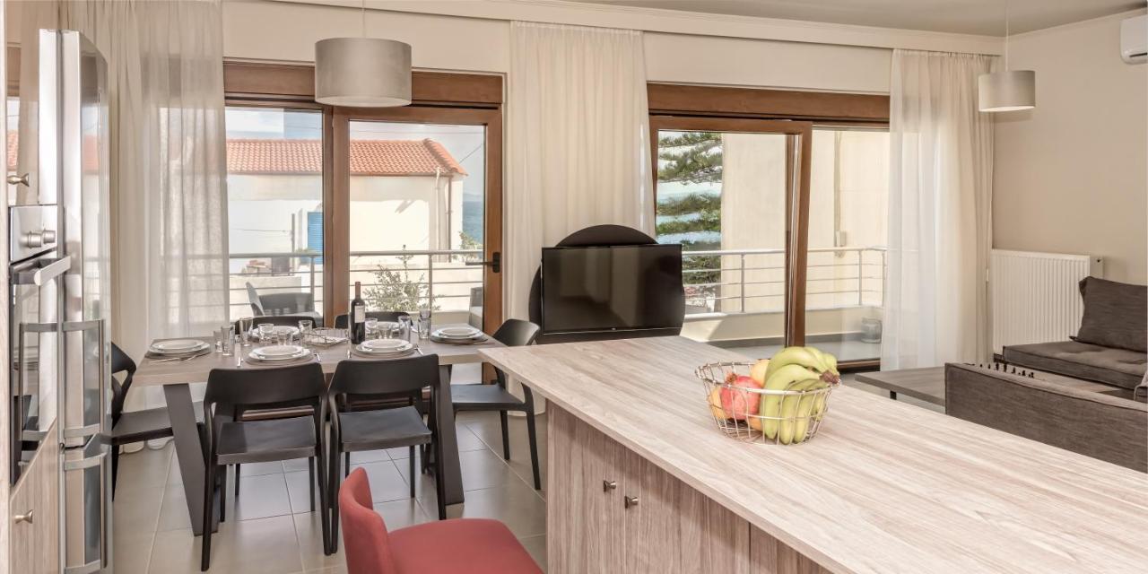 Seaview Apartment Sunrise Near To Falassarna Beach Kolymbari Dış mekan fotoğraf